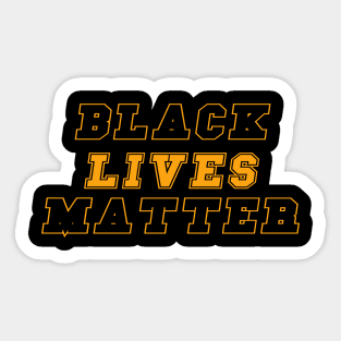 Black lives matter Sticker